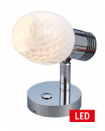 Allpa LED Wandlamp 10-30V Dimbaar met Glazen Bollens