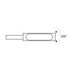Talamex Led flexibele leeslamp Intenso 10-30V + roodlicht
