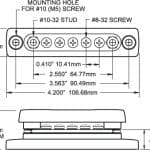 Blue Sea Busbar 100A 5-weg