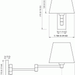 Dominique Wandlamp 12 en 24 volt