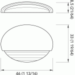 Eyelid Led Trap wand spotje 12-24 volt