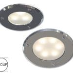 Inbouw RVS 316 plafonniere Prebit EB42