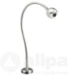 Led Flexibele verchroomde messing kaartleeslampen