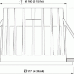 Quick Marine inbouwspot Mathilda 10-30V lenskleur mat licht kleur warm wit
