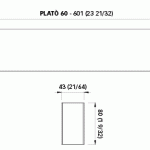 Quick Marine Plato 60 Wand LED-lamp serie 24V chrome kleur licht warm wit