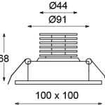 Prebit Inbouwspot EBQ70