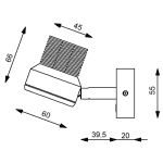 Prebit Wandlamp R2