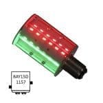 NauticLED Bay15D Wit / Rood / Groen 10-35V 10W-35W